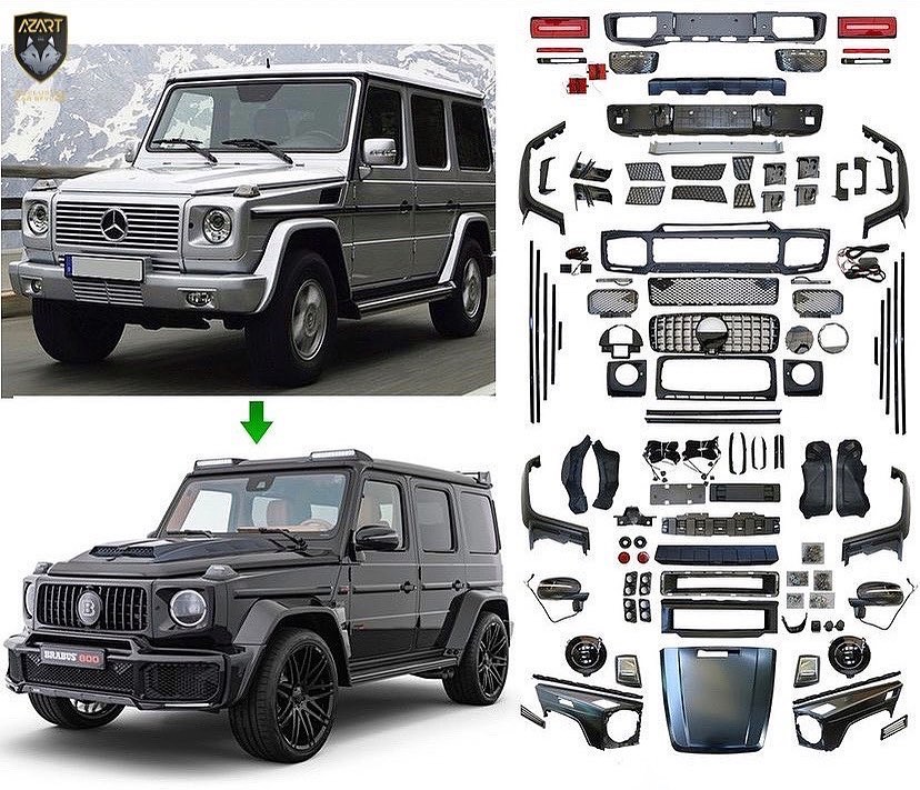 Old To New Mercedes G-wagon